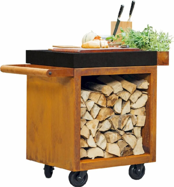 OFYR Mise en Place Cortenstaal keramieke Tafel 65 PRO