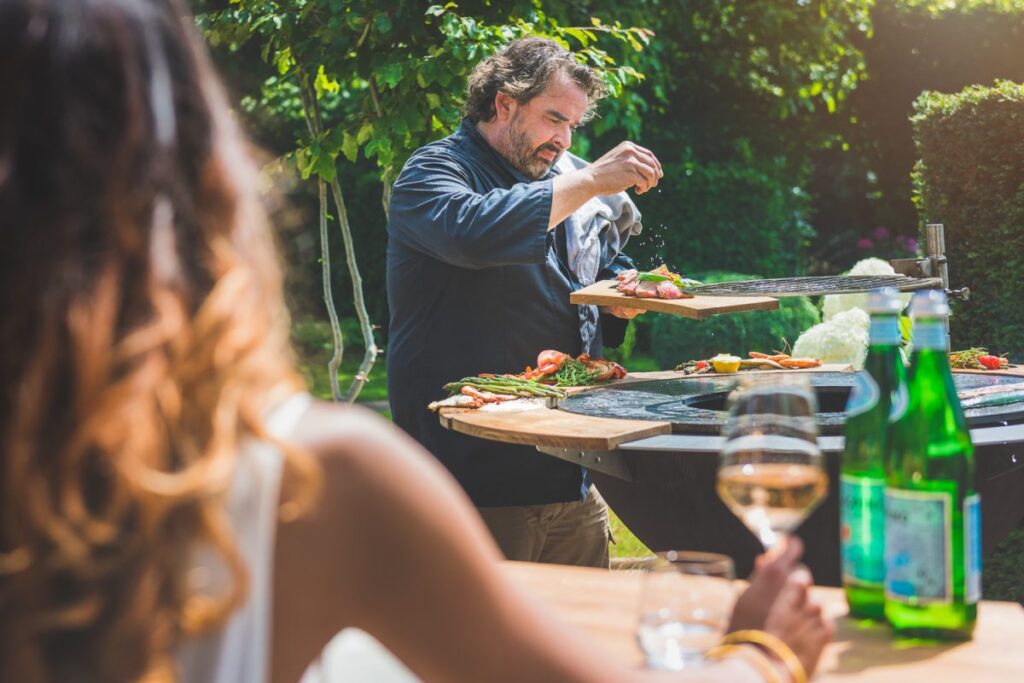 Bourbon-Sleeckx buiten meubelen, buiteninrichting, barbecue