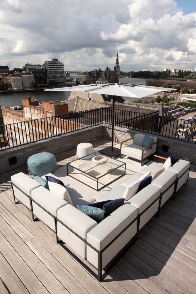 Buiteninrichting Eilandje Antwerpen