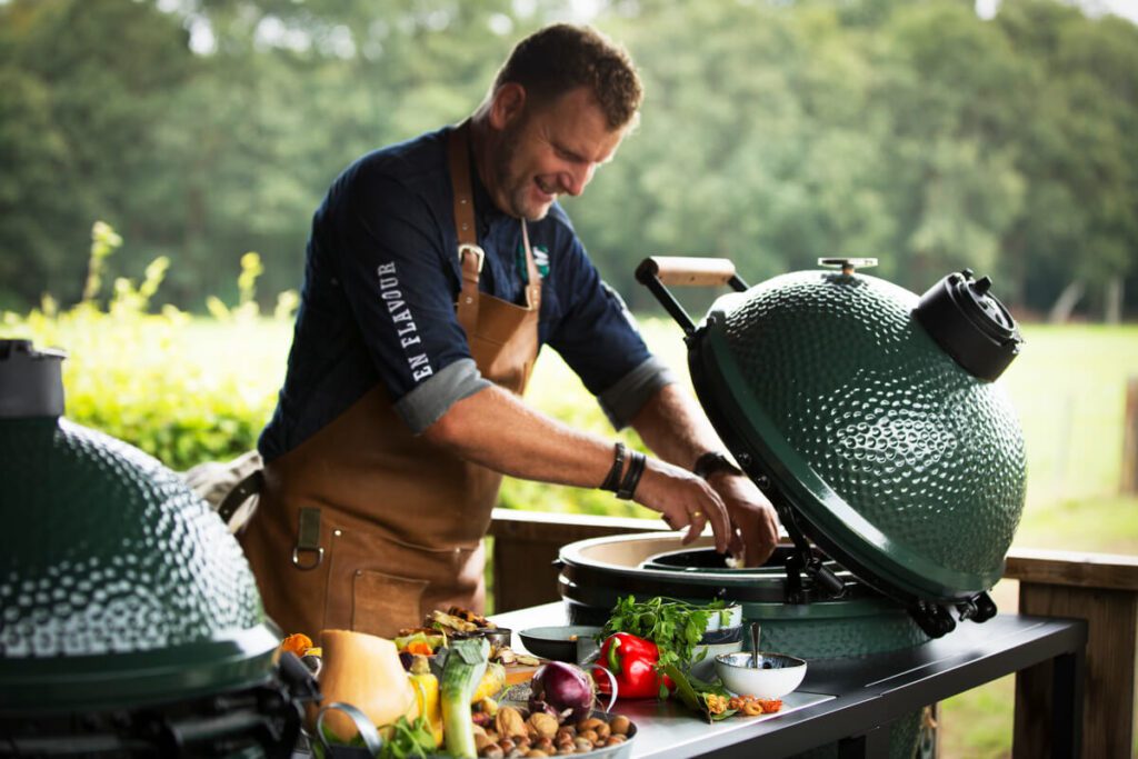 Barbecue big green egg bourbon-sleeckx