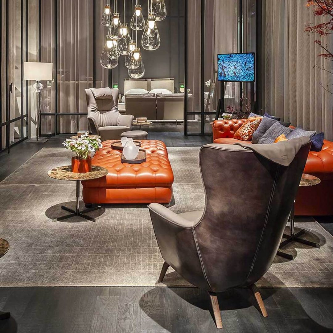 Poltrona Frau Pelle Frau leder Bourbon-Sleeckx Brasschaat